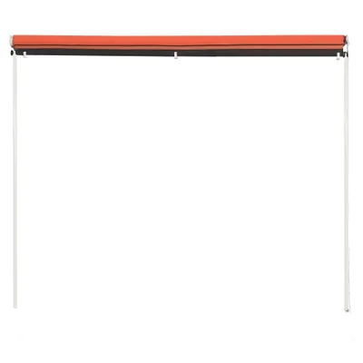 Produktbild von vidaXL Einziehbare Markise 250×150 cm Orange und Braun