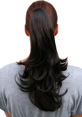 Produktbild von WIG ME UP Haarteil ZOPF gewellt Dunkelbraun T400-3
