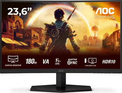 AOC Gaming C24G42E - LED-Monitor - Gaming - gebogen - 61 cm (24")