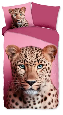 Obrázok produktu pre Sada posteľnej bielizne "Leona" - ružová - (140x220 cm) - 100 % polyester