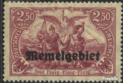 Produktbild von Briefmarken Memelgebiet 1920 Mi 13 gestempelt Germania-Aufdruck