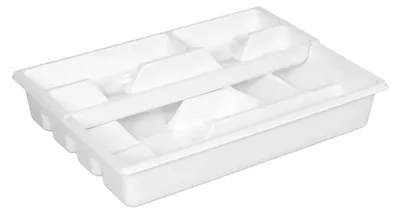 Produktbild von Besteckkasten mit Schieber 39x29x7 cm Weiß