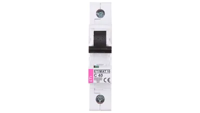 Immagine prodotto di Interruttore automatico 1P C 40A 10kA AC ETIMAT10 002131720 /T1DE