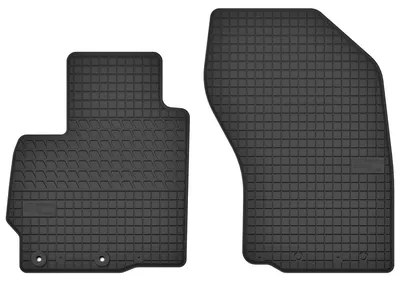 Image de Tapis avant en caoutchouc pour Citroen C4 Aircross 2012-2017 (crossover) – 2 pièces, noirs, sur mesure
