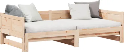 Immagine prodotto di Letto Giorno Estraibile Marrone 203,5 x 184 x 56,5 cm