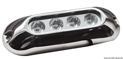 Produktbild von Osculati Underwater spot light with 4 blue LEDs