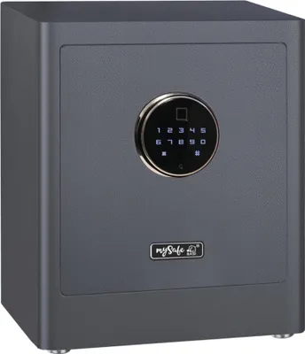Produktbild von Basi  2020-0000-GRAU mySafe Premium 350 Möbeltresor Zahlenschloss Fingerabdruckschloss