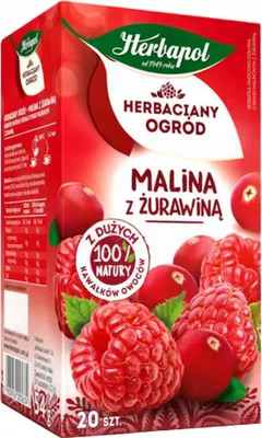 Produktbild von Herbata owocowa Ogród Malinowy i Żurawinowy 20 torebek
