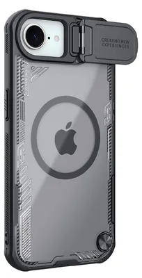 Obrázok produktu pre Nillkin Iceblade Prop Magnetické puzdro s krytom objektívu a stojanom pre Iphone 16E - čierne