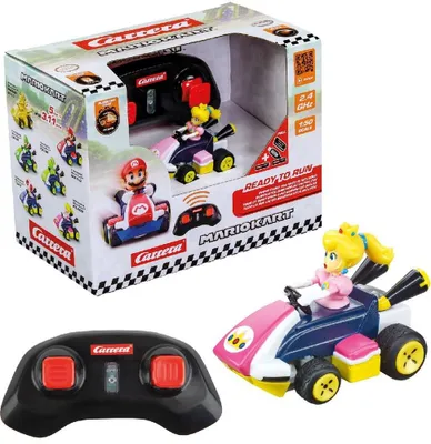 Immagine prodotto di Carrera 2,4GHz Mario Kart(TM) Mini RC, Peach (Paperbox) 1:50