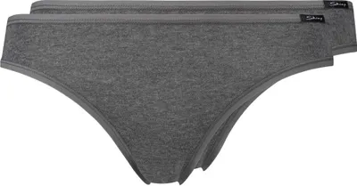 Produktbild von Skiny Damen Rioslip Baumwolle Advantage 2-Pack anthramelange - Größe 42