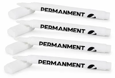 Obrázok produktu pre Verk 01837 Popisovač permanentný biely 4 ks