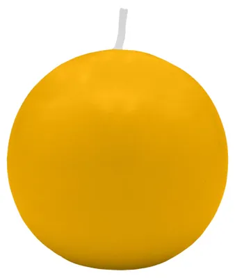 Produktbild von Kugelkerzen Goldgelb Ø 40 mm, 12 Stück