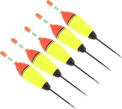 Imagen del producto de Juego de 5 boyas de espuma EVA, ligeras, de colores, para la pesca en agua dulce y salada