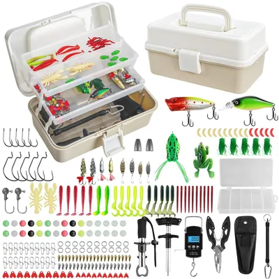 Produktbild von Omgoods – 213-teiliges Angelset mit Tackle Box und Zubehör