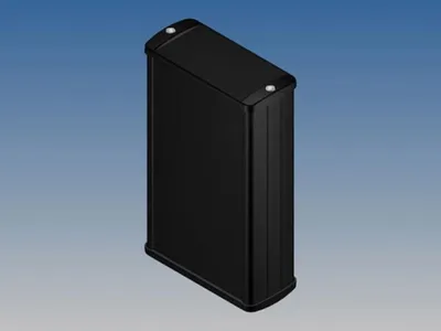 Immagine prodotto di Alloggiamento in alluminio - colore nero - 145 x 85,8 x 36,9 mm