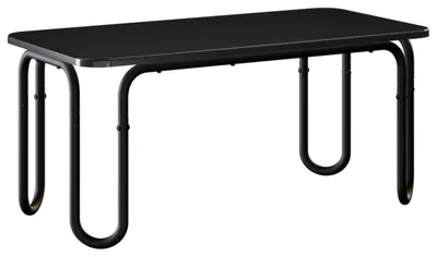 Obrázek produktu pro Konferenční stolek, černý, rozměry 79,5 x 40 x 36 cm, materiál: dřevovláknitá deska