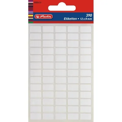Produktbild von Herlitz 830414, Rechteck, Universal, 6 Blätter, 8 cm, 12,5 cm, 8 mm