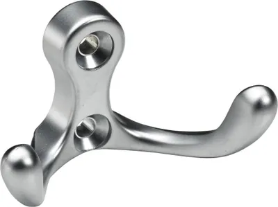 Produktbild von Hettich Mantelhaken 3,1 x 5,8 x 2,9 cm Aluminium-Optik - 1 Stück