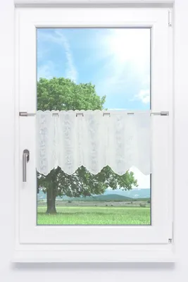 Produktbild von Scheibengardine von Lysel - Belmira  (Bx H) 155cm * 30cm weiß/Rohweiß
