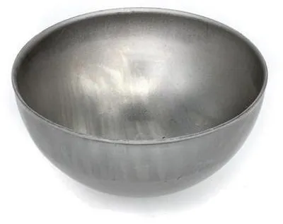 Obrázek produktu pro Polookruhlá kovová miska, Ø 80 mm, nerezová ocel