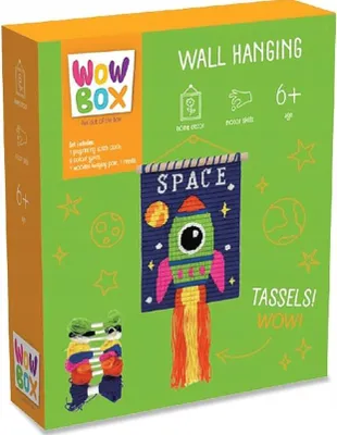 Produktbild von WOW BOX Kreativset Makramee Rakete im Weltraum