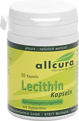 Obrázek produktu pro Allcura Lecithin 500 mg kapsle, 30 ks kapslí
