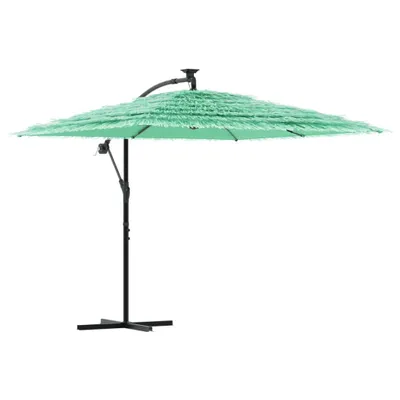 Image de Parasol de jardin avec mât en acier vert 246x246x230 cm