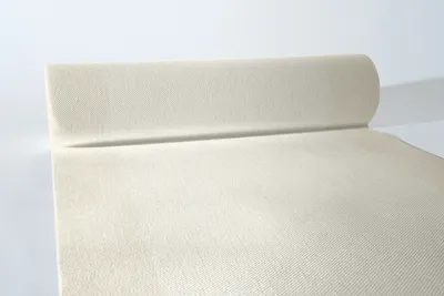 Produktbild von Airlaid Tischläufer Stockholm in Beige, 40 cm x 24 m , 1 Stück - Mank
