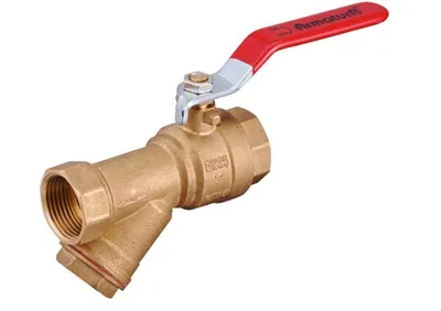 Produktbild von KFA Kugelhahn mit Filter schräg 6/4 708-010-40