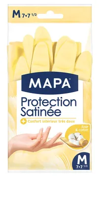 Immagine prodotto di Guanti MAPA Spontex delicati e morbidi taglia M in lattice di gomma naturale