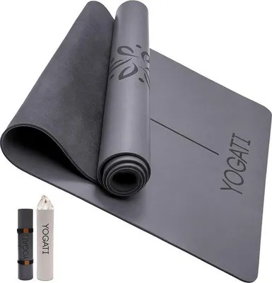 Produktbild von Famanu Yogamat Gummi mit Tragetasche und Antislip-Design - Komfortabel und langlebig