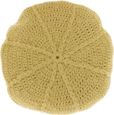 Produktbild von Kulatý dekorační polštářek DORA 45 cm, žlutý