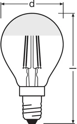 Image de OSRAM HOMELIGHTING 4058075456549 LED (monochrome) EEC F (A - G) E14 Pear shape 4 W = 34 W Warm white (Ø x L) 45 mm x 84 mm 1 pc(s)