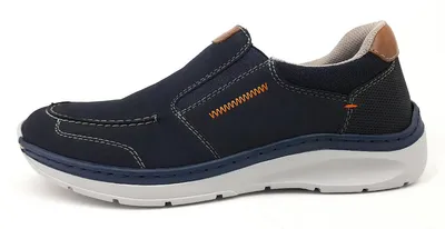 Produktbild von Rieker  Herrenschuhe Sneaker Slipper Blau Freizeit, Schuhgröße:41 EU