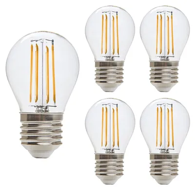 Produktbild von Kobi E27 LED Filamentlampe 4W 470lm 3000K 230V 5 Stück