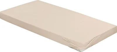 Produktbild von JACK Spannbettlaken Rundgummi Mako Satin 100x200 / 140x200 / 180x200 cm einfarbig Spannbetttuch versch. Farben, Farbe:Taupe, Größe:140x200cm Spannbettlaken