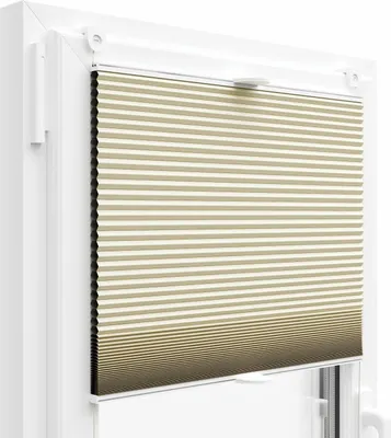 Image de STORES PLISSÉS THERMO ALVÉOLAIRES STORES PLISSÉS À 100% DE FERMETURE
(sable PM02, 25x120 cm)
