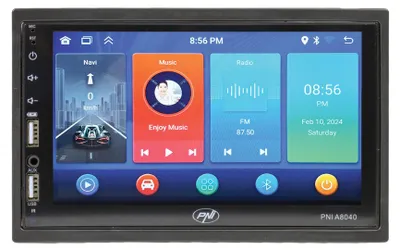 Image de Récepteur multimédia Bluetooth PNI, écran 7 pouces