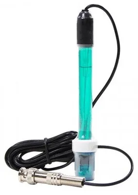 pH-Elektrode-Sonde BNC, 0–14 pH, 3 m Kabel, Ø12 mm