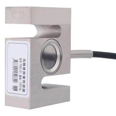 Produktbild von Hochpräzise Metall-Wägezelle Typ S, Wägesensor, 1000 kg / 2204 lb