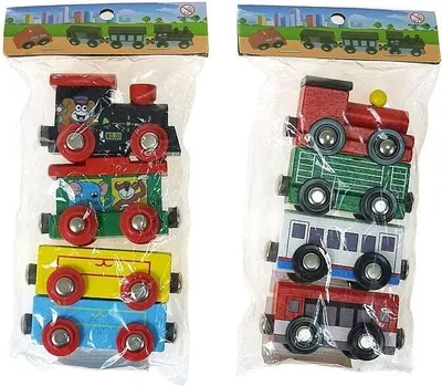 Immagine prodotto di Treno di legno 21x11x3 cm - (giocattolo)
