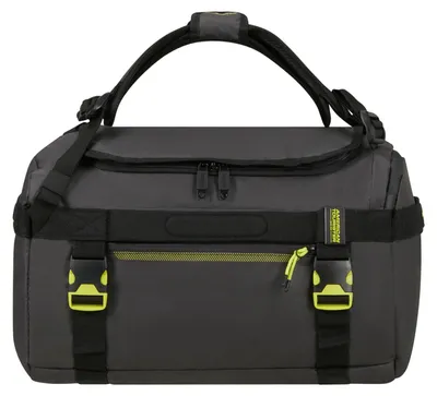 Produktbild von American Tourister Reisetasche Rucksack Urban Track Duffle / Backpack Coated 41L Black / Lime schwarz