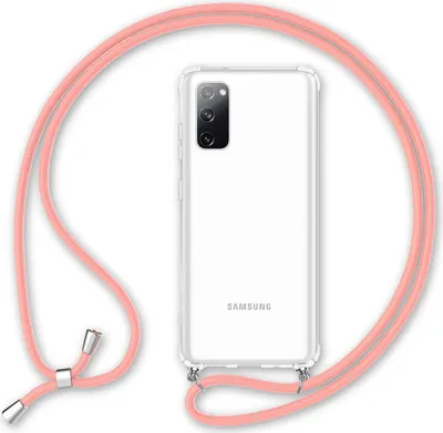 Produktbild von NALIA Samsung Galaxy S20 FE - Handy Hülle mit Kette Cover Schnur Kordel Case Pink