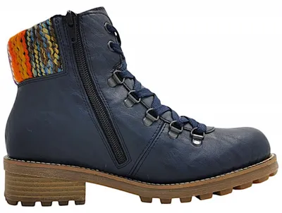 Produktbild von Rieker Damenschuhe Schnürstiefel Blau Freizeit