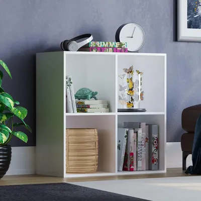 Immagine prodotto di Libreria a cubo con 4 vani portaoggetti