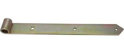 Produktbild von Ladenband 400 x 38 x 5,0 mm - Dorn 13 mm - Verzinkt - Robuste Torscharnier-Schiene