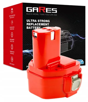 Obrázek produktu pro GARES Akumulátor Baterie pro elektronářadí Makita 1233 ML124 4191D 1235F | 12 V 1.5Ah | Výkonné články High-Performance Premium náhrada | Vysoký výkon a odolnost |