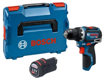 Immagine prodotto di Trapano avvitatore a batteria Bosch GSR 12V-32 Professional 12 V 32 Nm Brushless + 1 batteria da 2,0 Ah + L-Boxx - senza caricabatterie