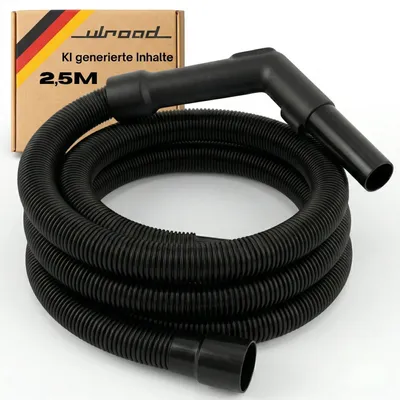Produktbild von 2,5m Staubsaugerschlauch 58mm Anschluss 35mm Griff, kompatibel mit Nilfisk, Parkside, Kärcher NT, Starmix, Flex Nass-/Trockensauger, Industriesauger TopCraft Aldi